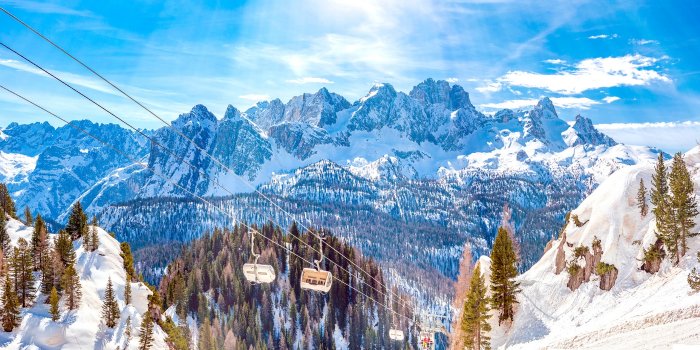 slopes and ski areas in Italy