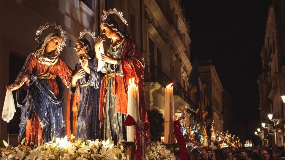 Statue from the Misteri Procession of Trapani during Holy Week in Sicily