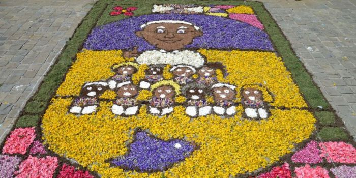 Servigliano Infiorata festival Corpus Domini