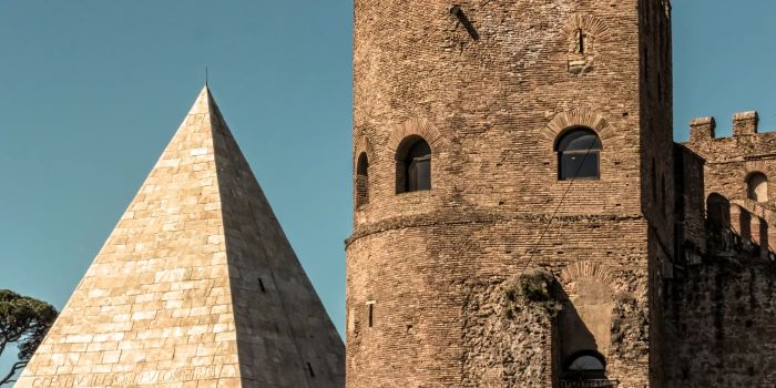 Pyramid of Cestius in Rome