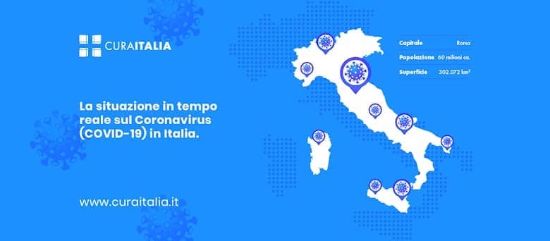 Cura Italia: il sito con gli aggiornamenti sul Covid in Italia in tempo reale e divisi per regione