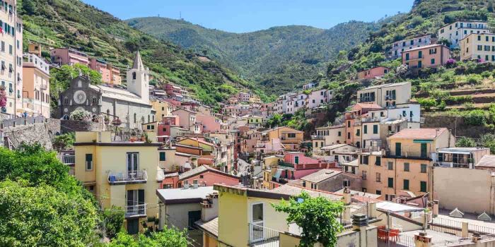 Inland villages in Liguria
