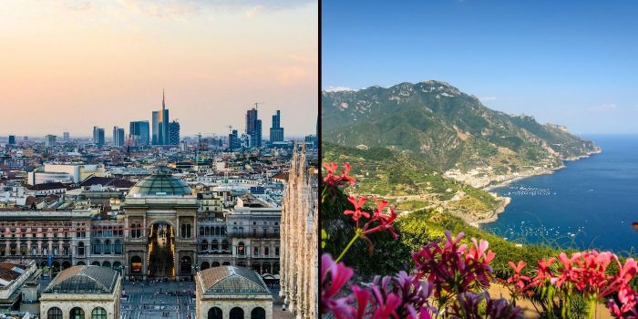 North vs South Italy travel