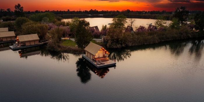 Laghi Nabi: tenda sul lago in un eco luxury retreat vicino Napoli