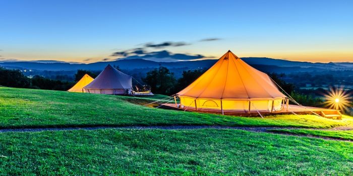 Glamping in Italia mete