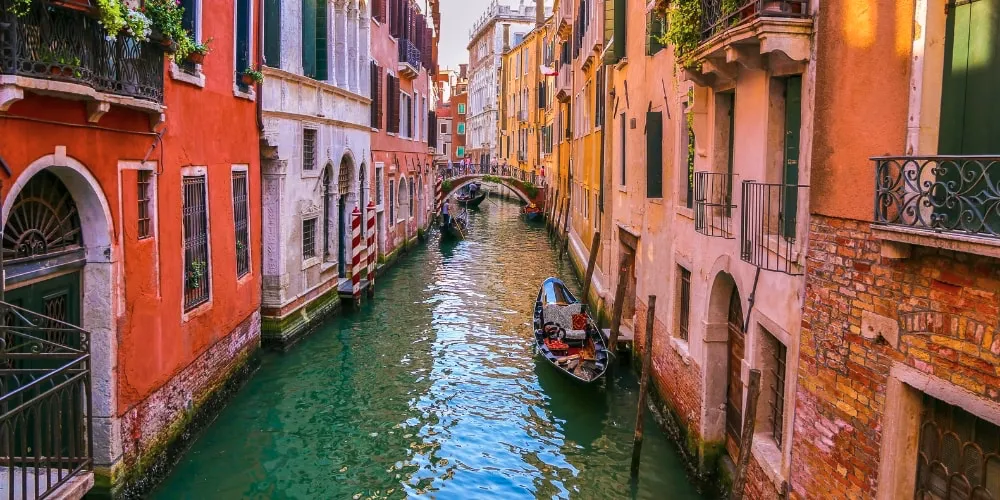 Landscape of Venice's canals
