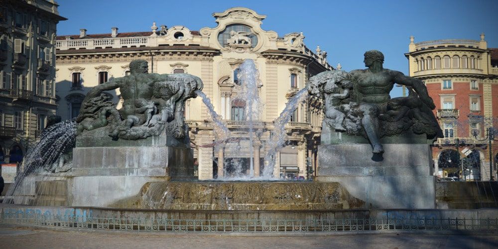 Angelica Fountain in Piazza Solferino for the Turin esoteric tour Angelica Fountain in Piazza Solferino for the Turin esoteric tour