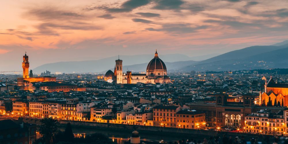 Sunset in Florence Sunset in Florence