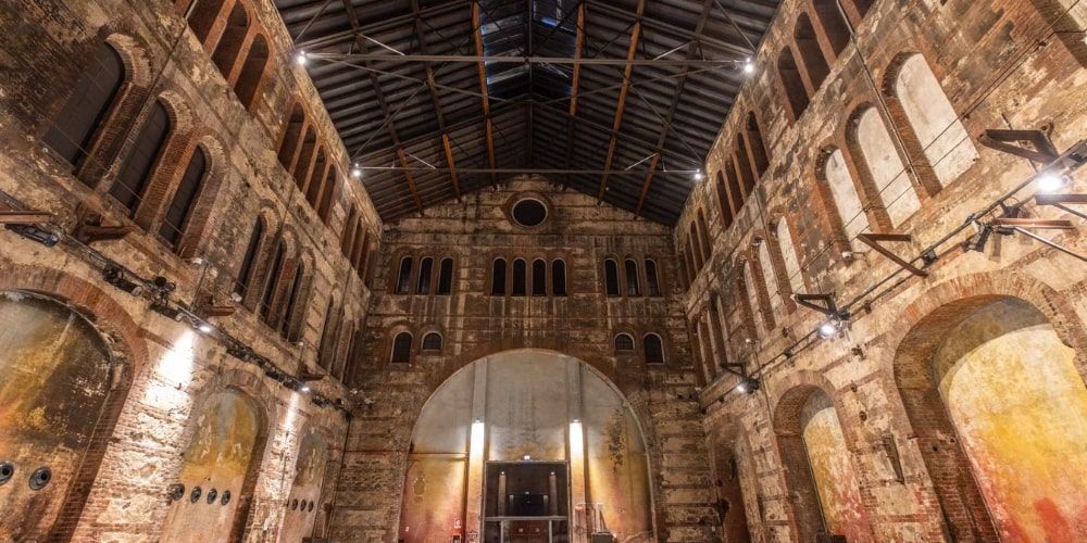 Historic industrial halls of OGR Torino