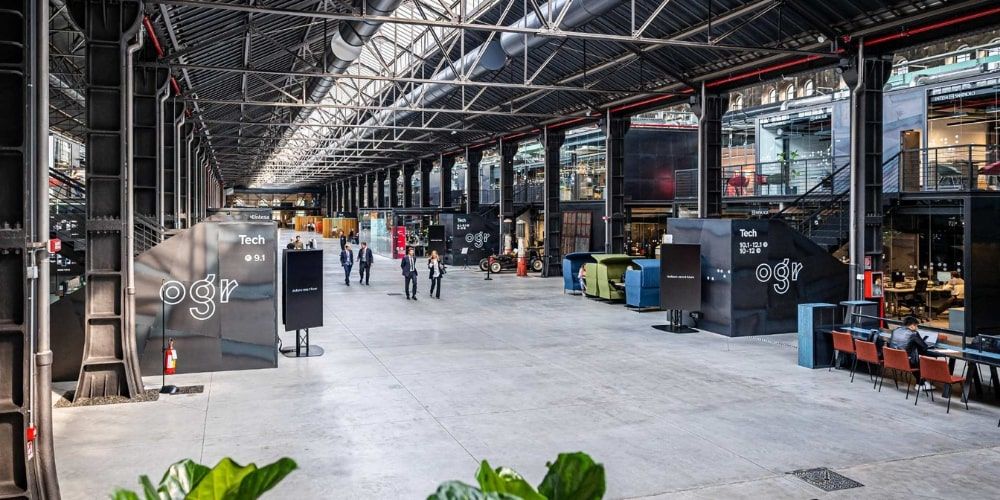 Interior of OGR Tech at OGR Torino