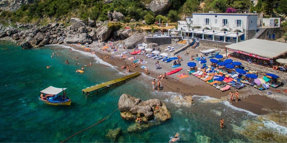 Laurito Beach, Positano, Italy Laurito Beach, Positano, Italy