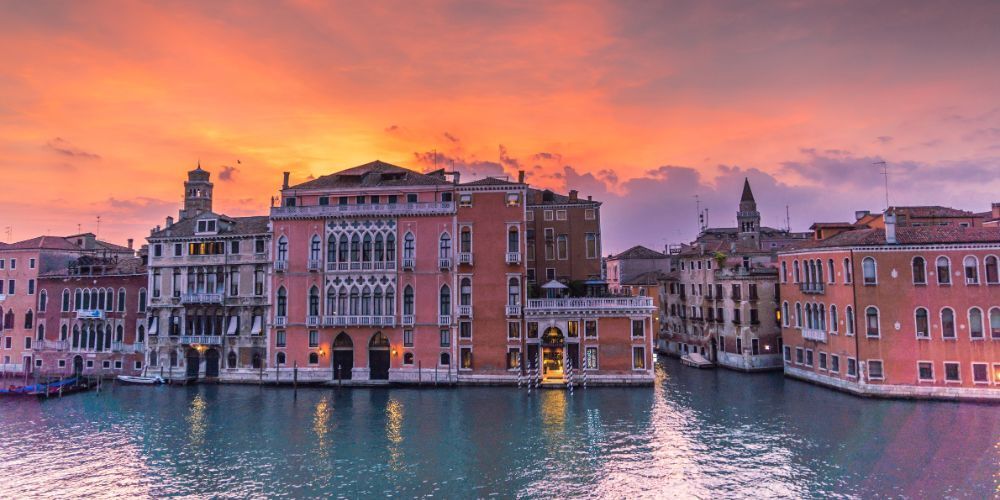 Sunset in Venice Sunset in Venice