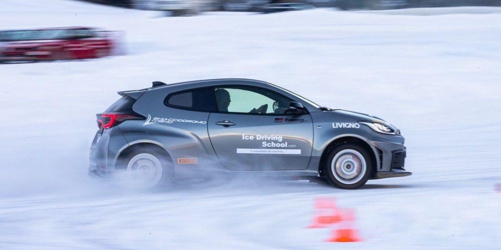 Ice driving at Ghiacciodromo Livigno