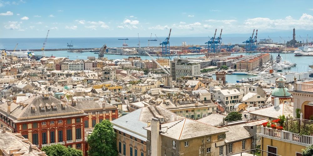 Long weekend in Genoa: city panorama