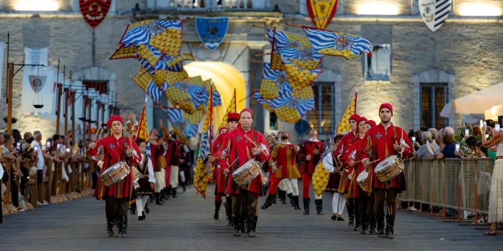 I tamburi: il cuore della musica della Cavalcata deill'Assunta