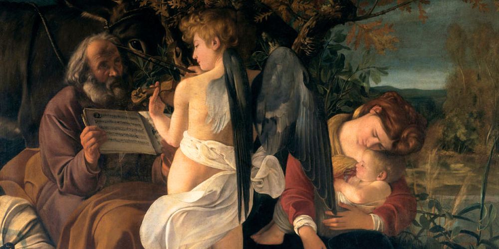 Rest on the Flight into Egypt by Caravaggio, Rome