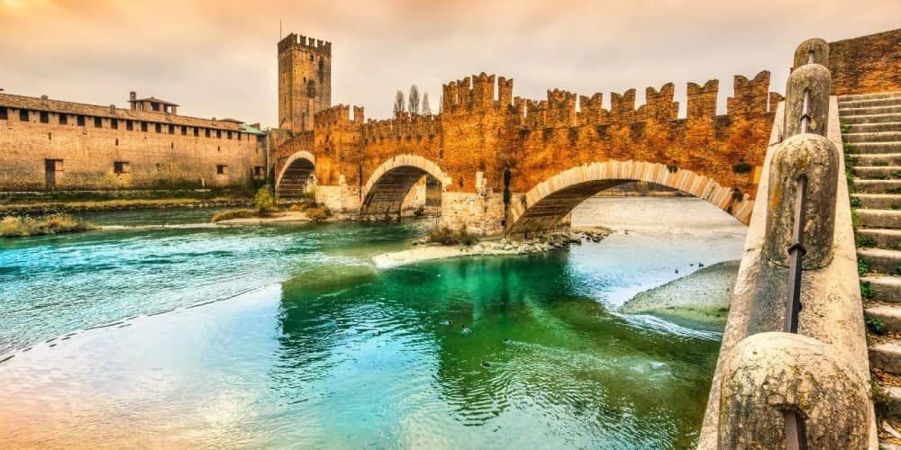 Among the 25 castles in Italy there's the Castelvecchio in Verona Among the 25 castles in Italy there's the Castelvecchio in Verona