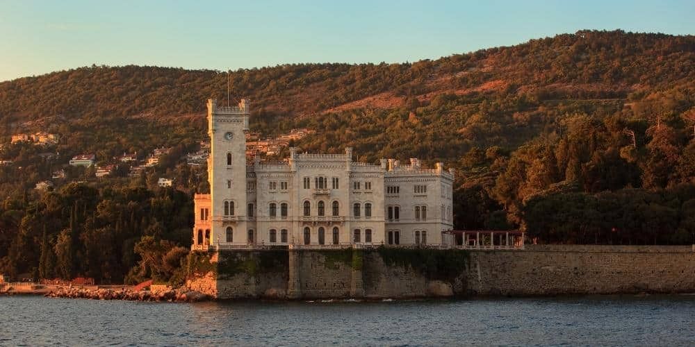 among the castles in Italy there's the Miramare Castle in Trieste among the castles in Italy there's the Miramare Castle in Trieste