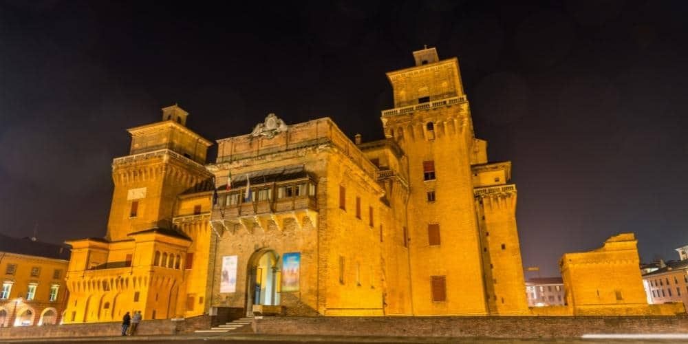 Among the castles in Italy there's the Este Castle in Ferrara Among the castles in Italy there's the Este Castle in Ferrara