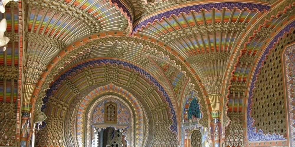 La sala dei pavoni del Castello di Sammezzano La sala dei pavoni del Castello di Sammezzano