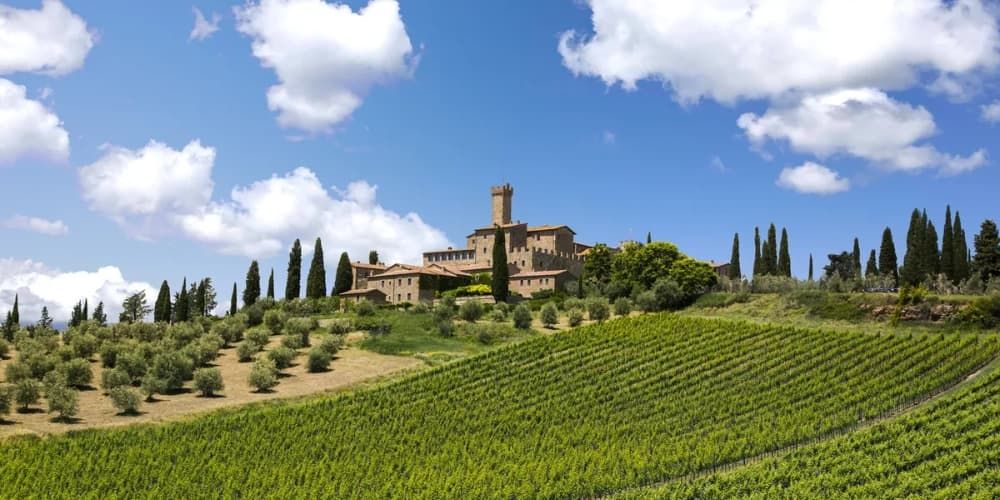 Savor fine wines in a Tuscan castle – Banfi, Tuscany Savor fine wines in a Tuscan castle – Banfi, Tuscany