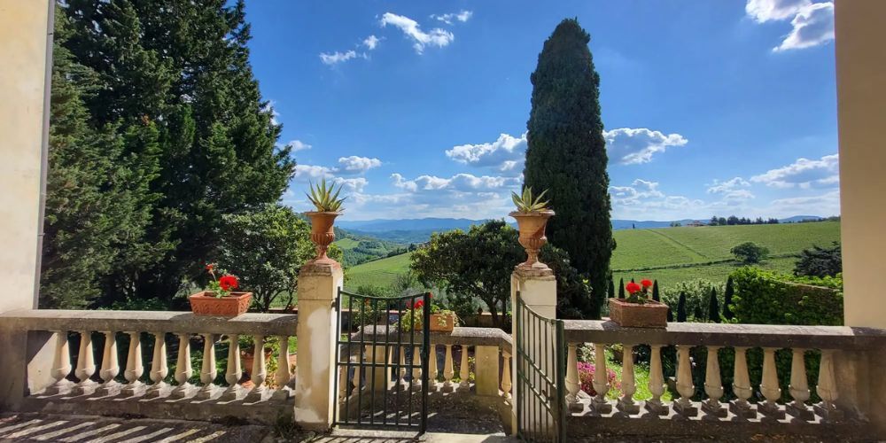 Panorama da Villa Travignoli, Pelago Panorama da Villa Travignoli, Pelago