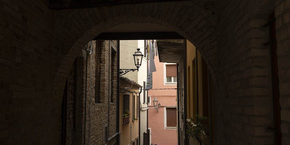 panorama of Torre San Patrizio, Marche