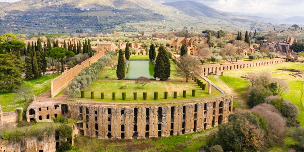 Villa Adriana Tivoli – panorama del complesso archeologico imperiale