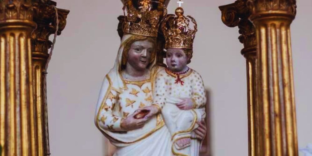 The Statue of Our Lady of Grace - Sanctuary - Monte Giberto The Statue of Our Lady of Grace - Sanctuary - Monte Giberto