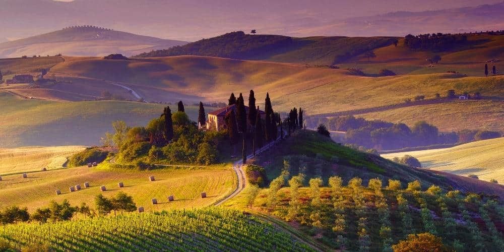 Siti Unesco in Toscana: la Val d’Orcia, in provincia di Siena