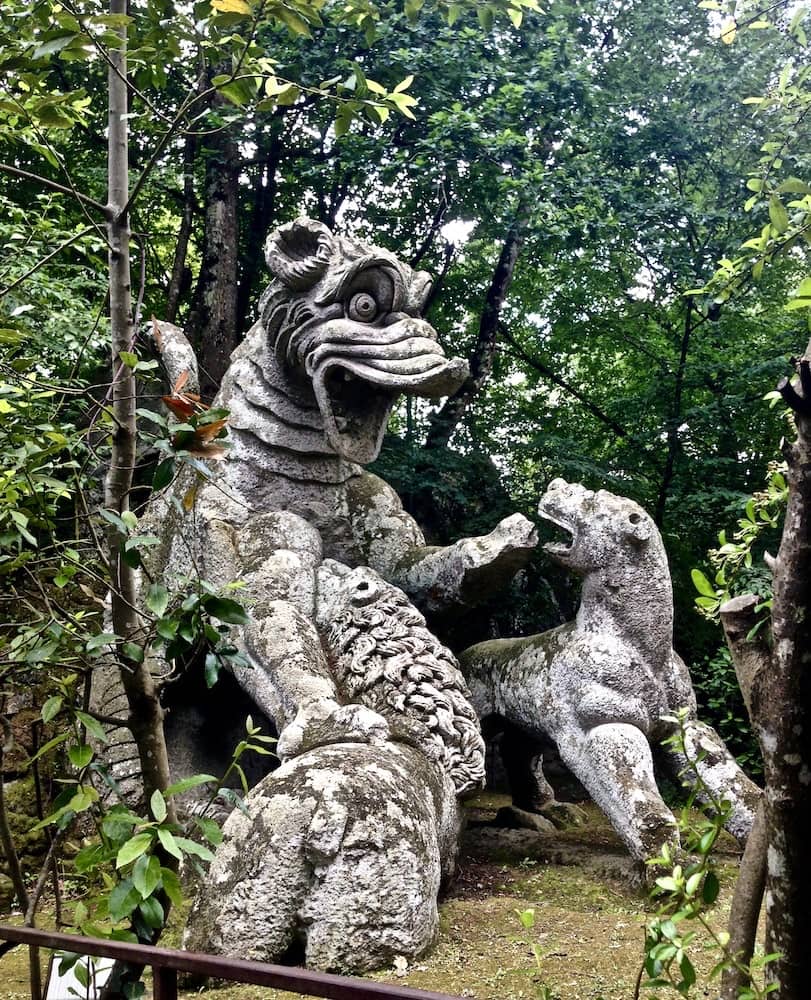 The Parco dei Mostri in Bomarzo