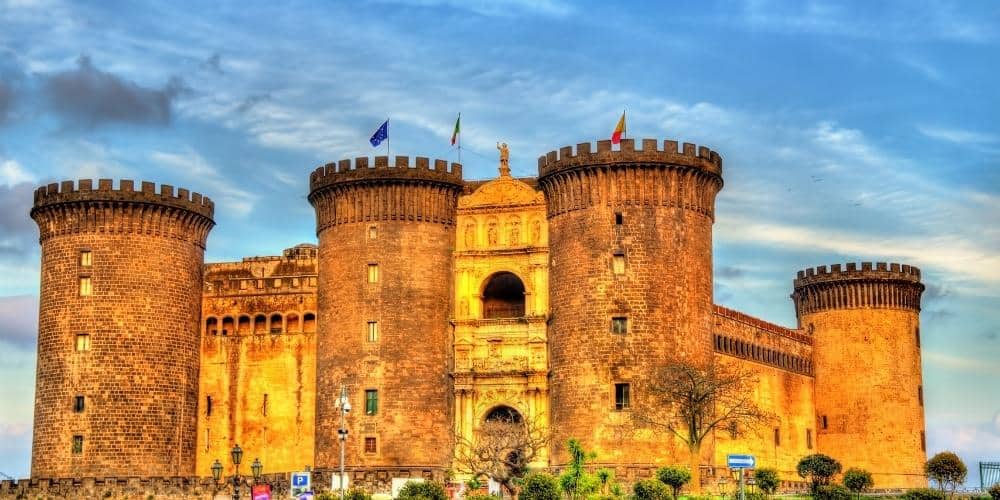 Among the castles in Italy there's the Maschio Angioino in Naples Among the castles in Italy there's the Maschio Angioino in Naples