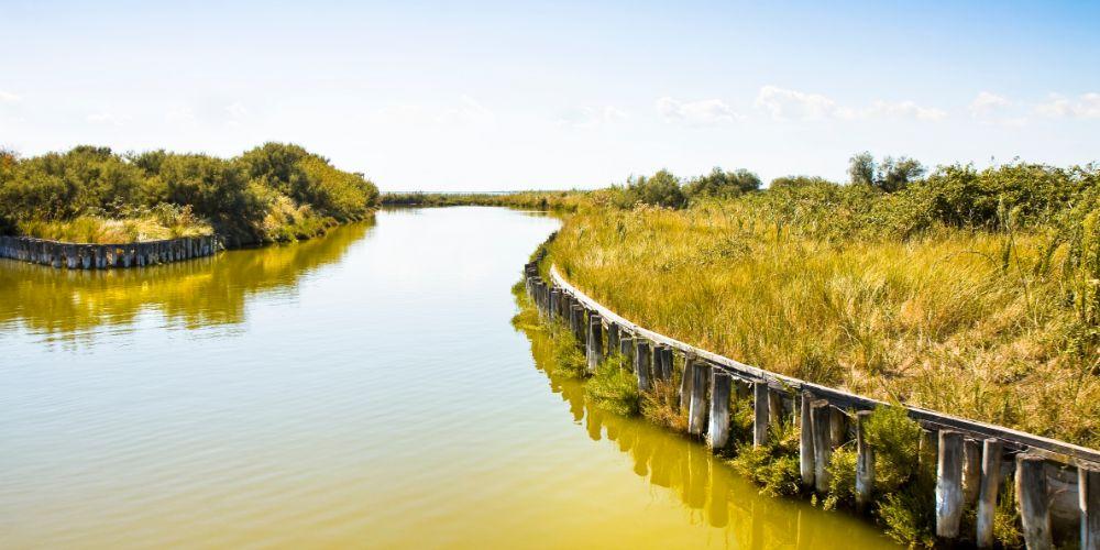 Comacchio valley inside the Po Delta area Comacchio valley inside the Po Delta area