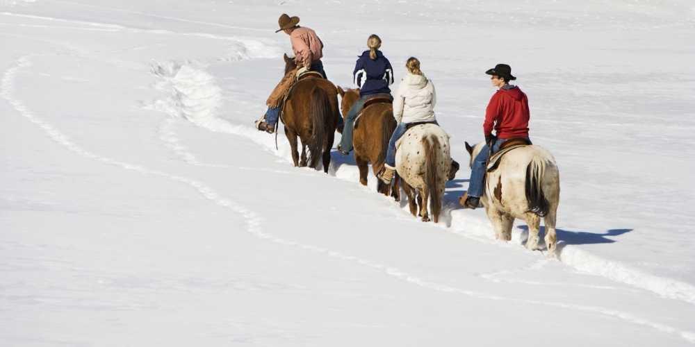 equitazione sulla neve equitazione sulla neve