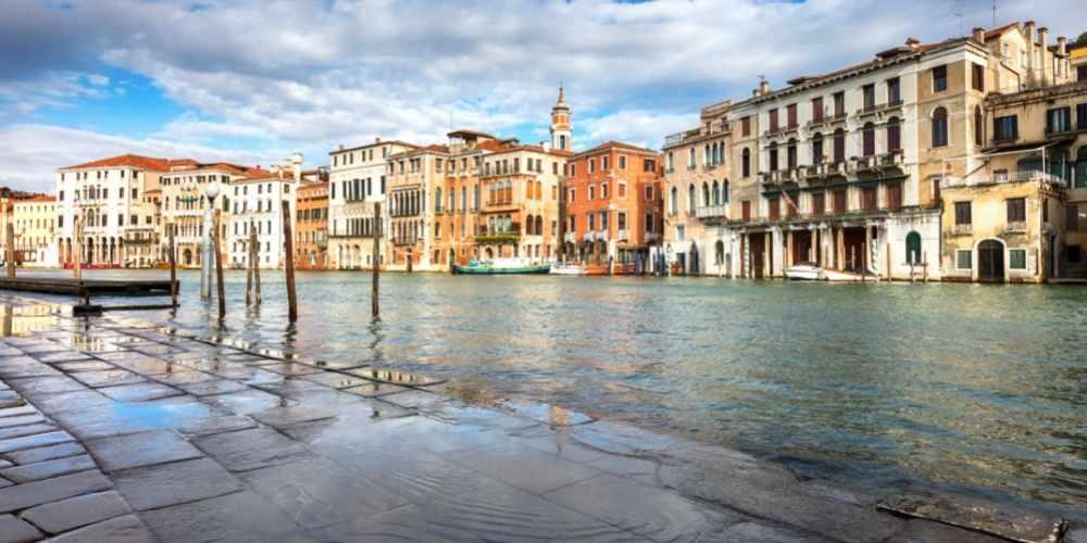 high tide in Venice high tide in Venice