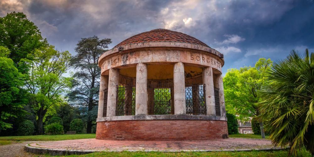 gardens of the thermal park of Montecatini gardens of the thermal park of Montecatini
