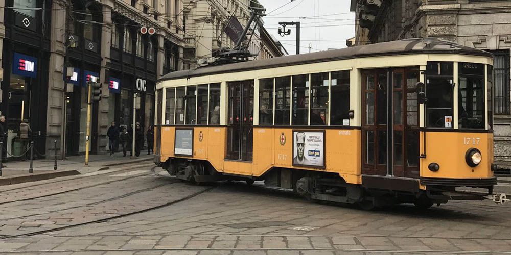 Tram, Milan, Italy