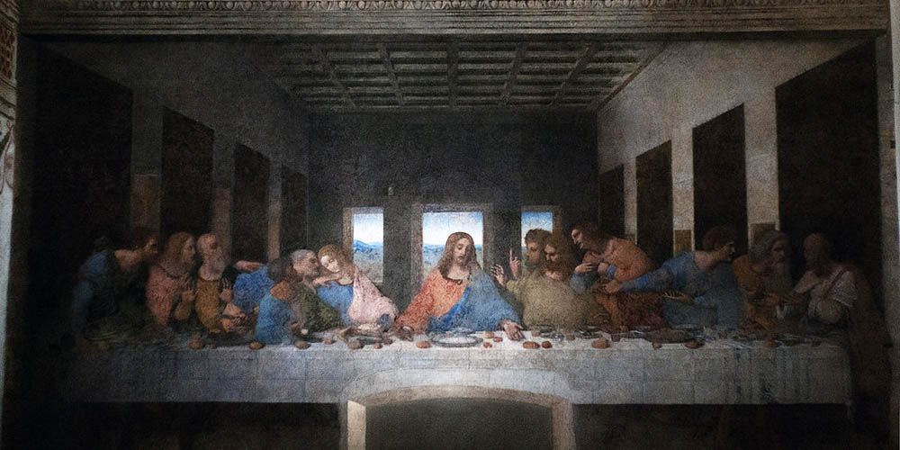 Last Supper by Leonardo Da Vinci, Santa Maria delle Grazie refectory, Milan