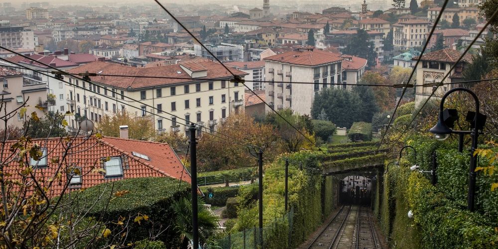 What to do in Bergamo like a local: take the 1887 funicular railway