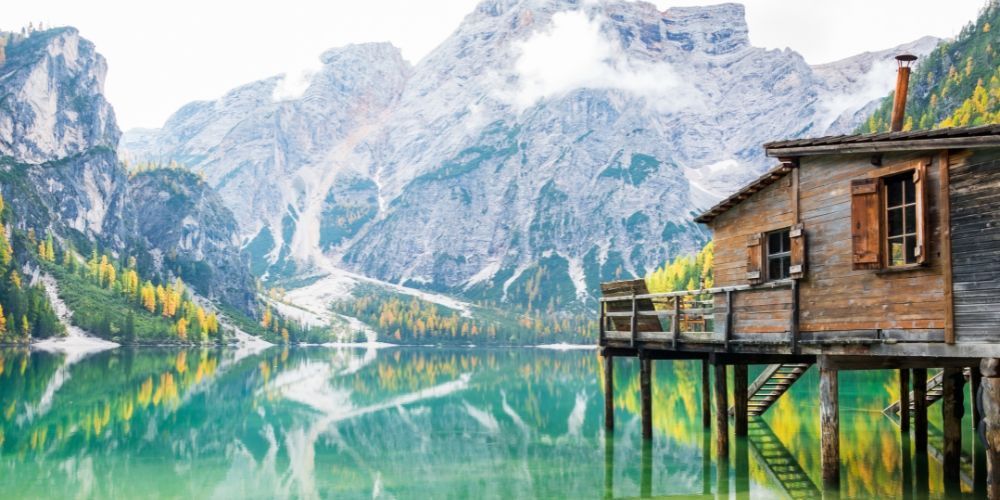 Luxury driving tour experience in Italy: Lake Braies in Dolomites