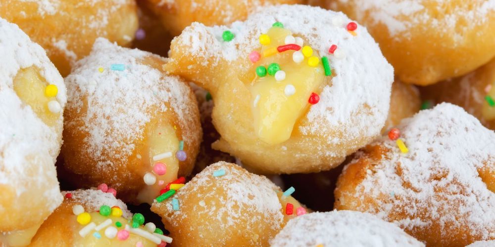 Castagnole, Carnival cakes Castagnole, Carnival cakes