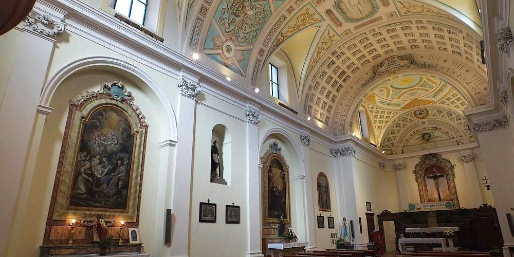 Interior of the church of San Francesco, Torre San Patrizio