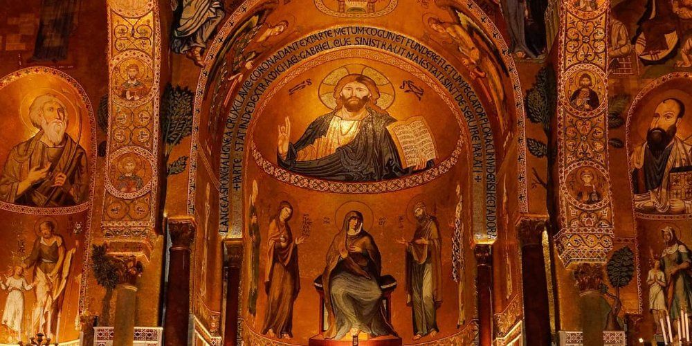 Mosaico del Cristo Pantocreatore - Sicilia