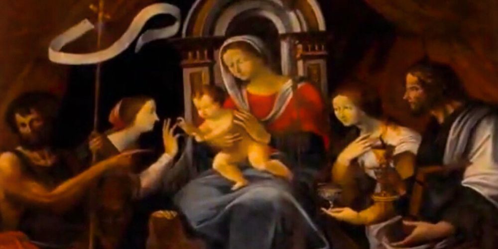 V. Pagani, Virgin with Child between Saints, Montottone V. Pagani, Virgin with Child between Saints, Montottone