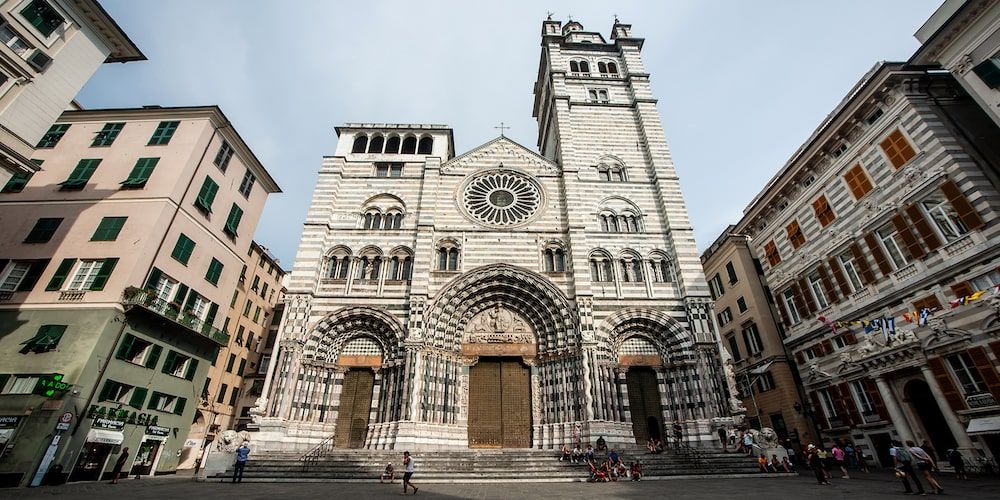Centro storico di Genova: Basilica di San Lorenzo Centro storico di Genova: Basilica di San Lorenzo