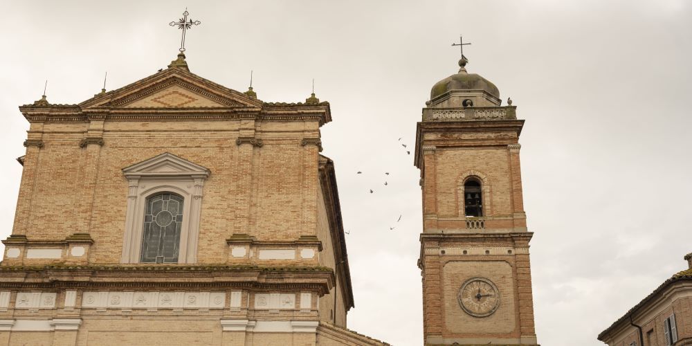 The collegiata of Saint Mark, the most important church of Servigliano