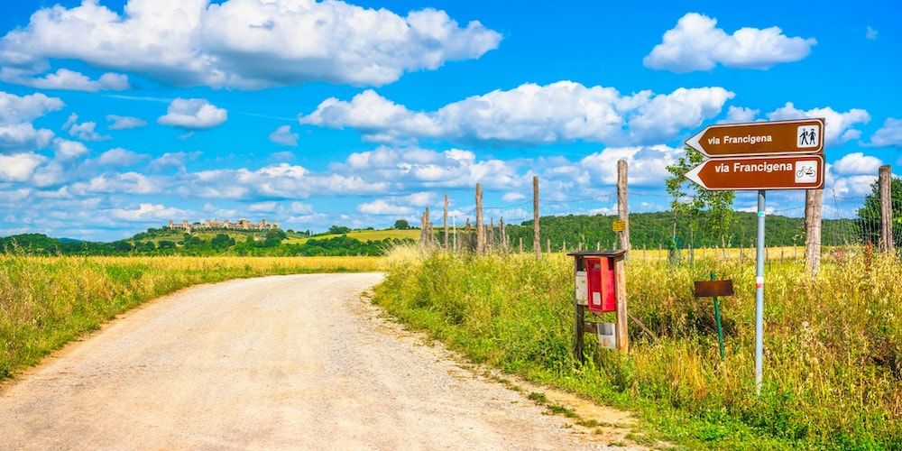 Visita la Via Francigena oltre il pellegrinaggio