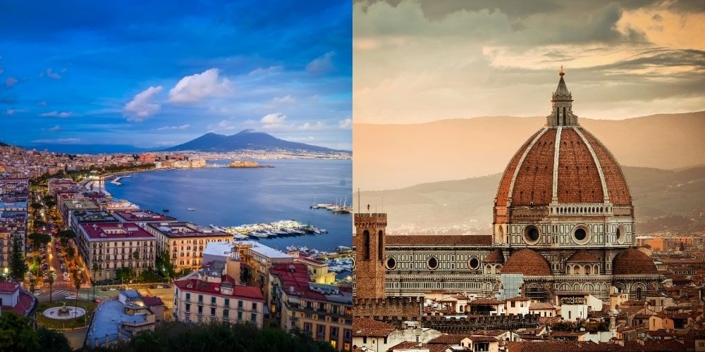 Naples and Florence linked by renaissance architecture Naples and Florence linked by renaissance architecture