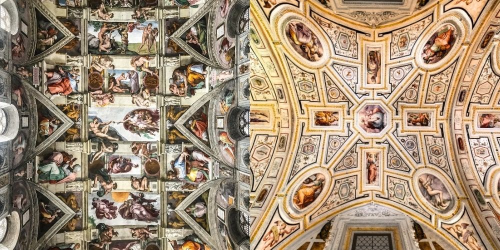 Sistine Chapel and Sant'Anna dei Lombardi in Naples Sistine Chapel and Sant'Anna dei Lombardi in Naples