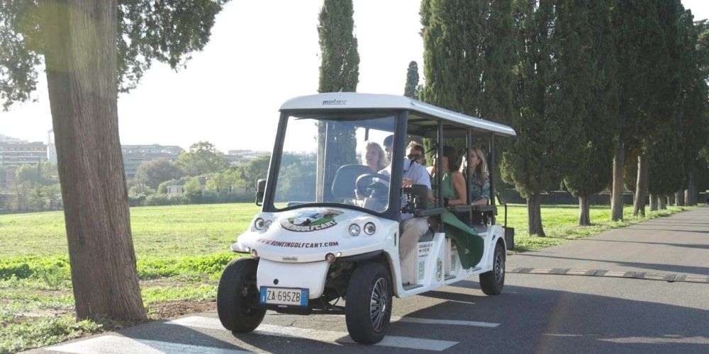 Golf cart tour sulla Via Appia: Roma autentica con Rome in Golf Cart